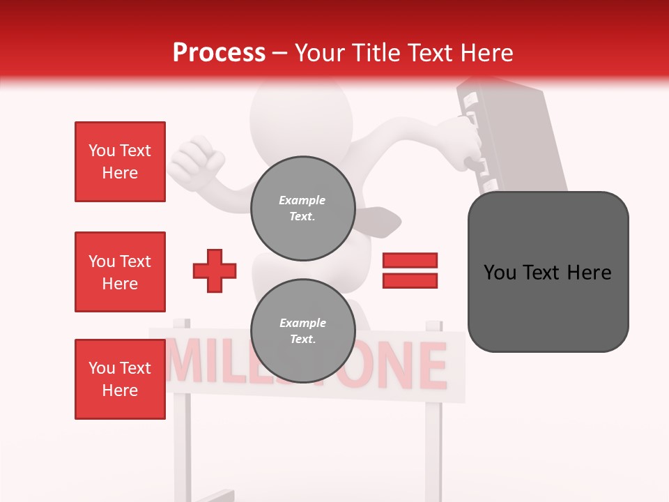 Finance Cartoon Team PowerPoint Template