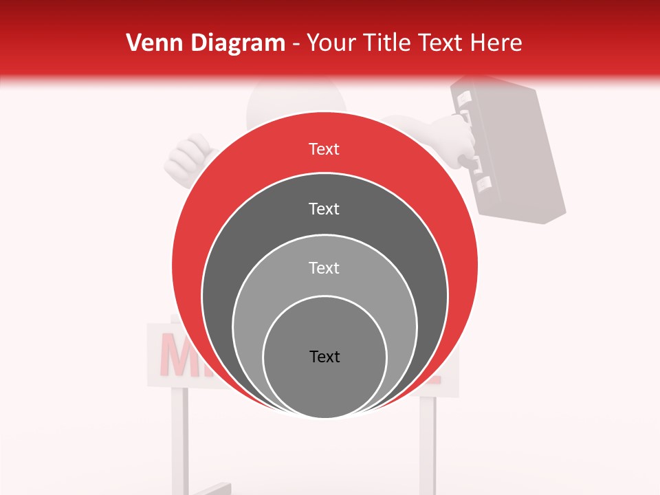 Finance Cartoon Team PowerPoint Template