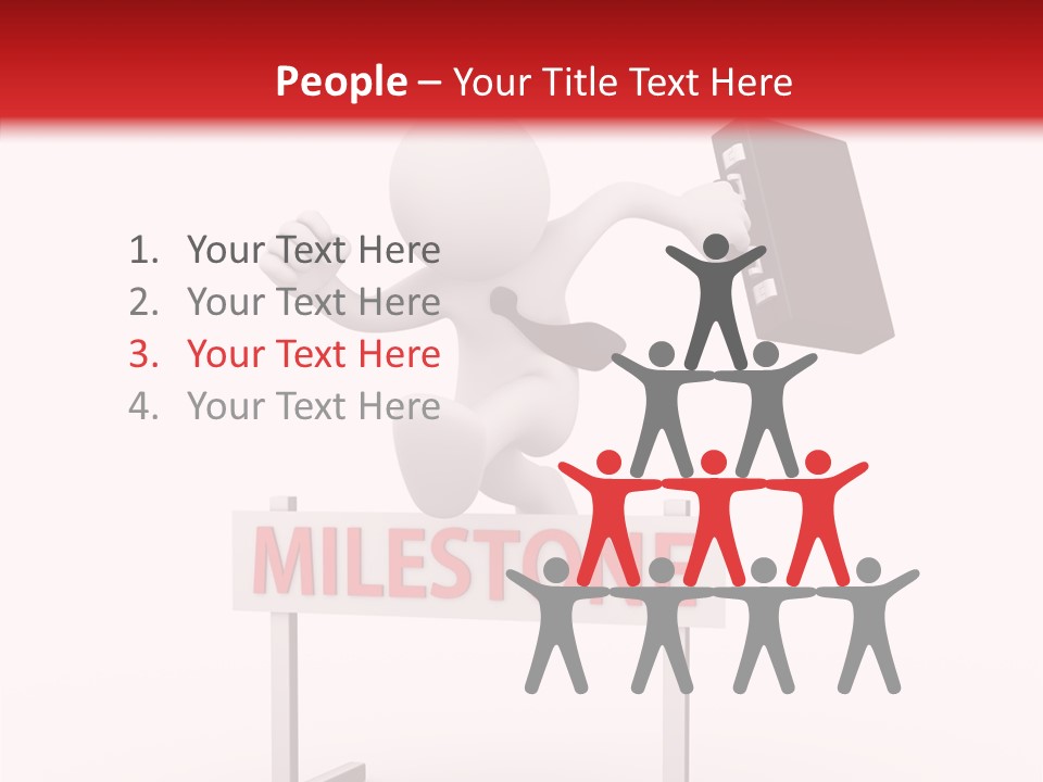 Finance Cartoon Team PowerPoint Template