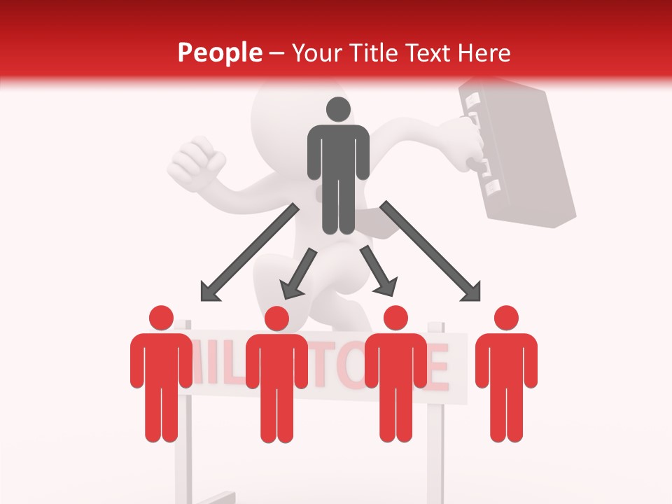 Finance Cartoon Team PowerPoint Template