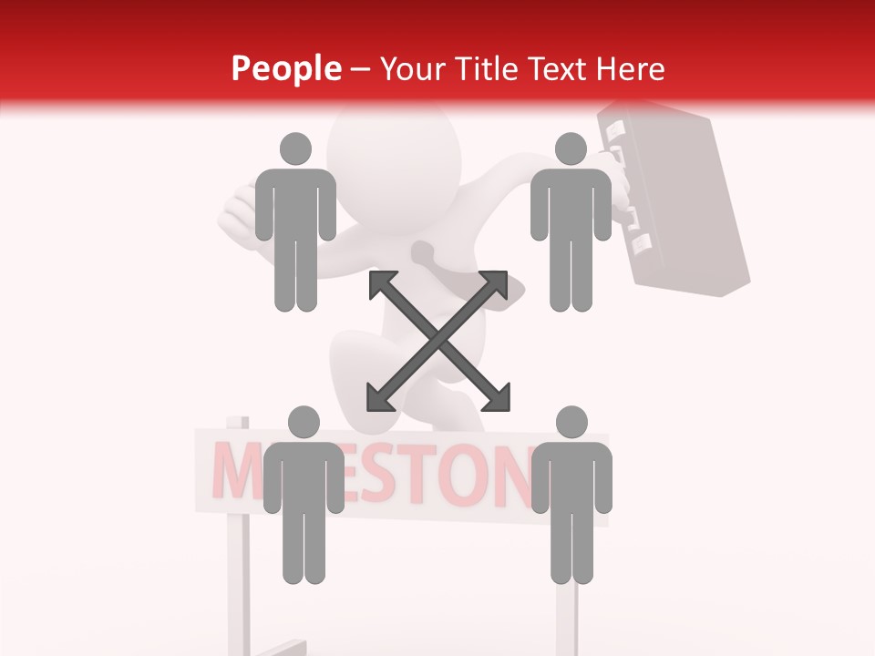 Finance Cartoon Team PowerPoint Template