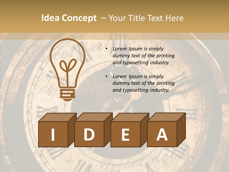 Vintage Isolated Old PowerPoint Template