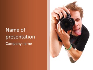 Wide Tongue Casual PowerPoint Template