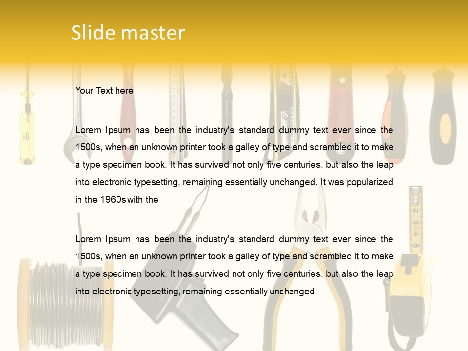 Work Occupation Industry PowerPoint Template