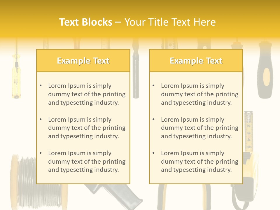 Work Occupation Industry PowerPoint Template