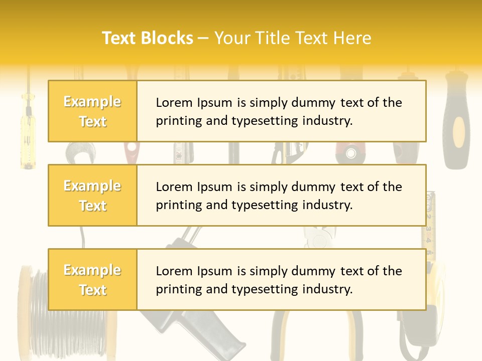 Work Occupation Industry PowerPoint Template