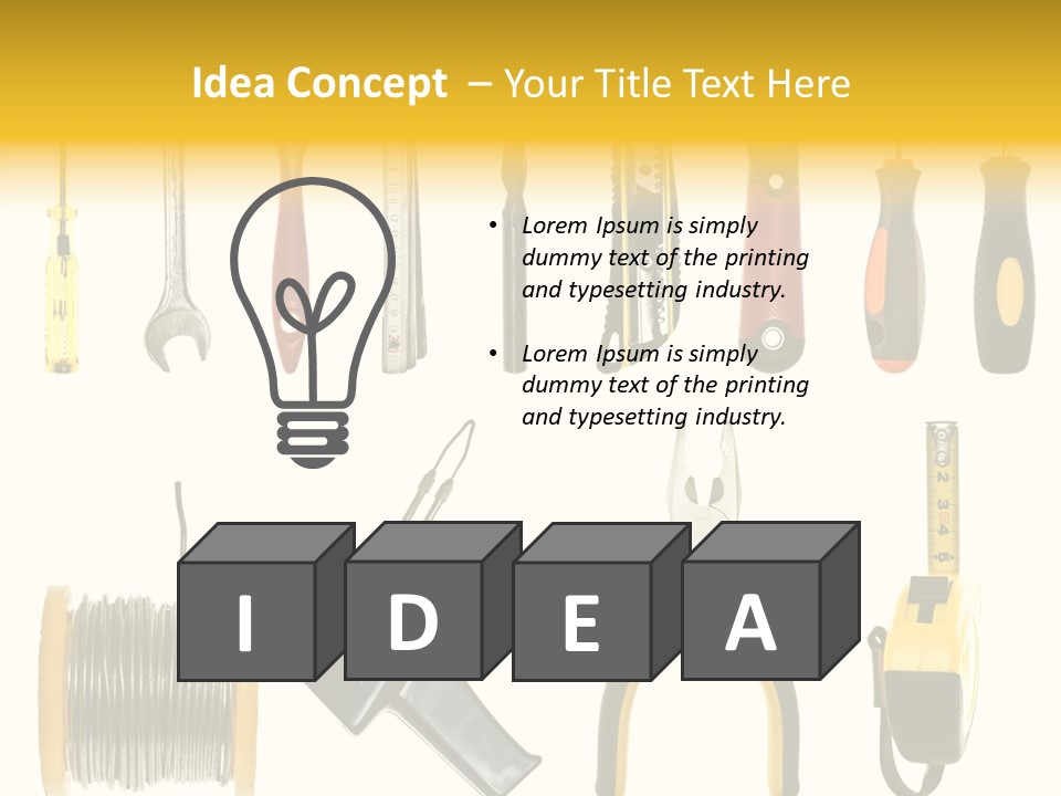 Work Occupation Industry PowerPoint Template