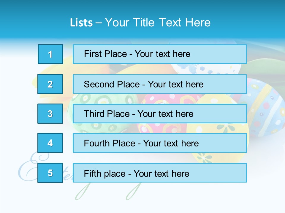 Paschal Isolated Festal PowerPoint Template
