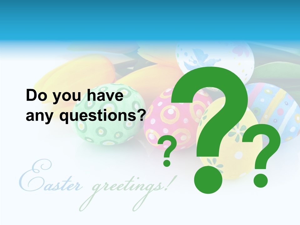 Paschal Isolated Festal PowerPoint Template