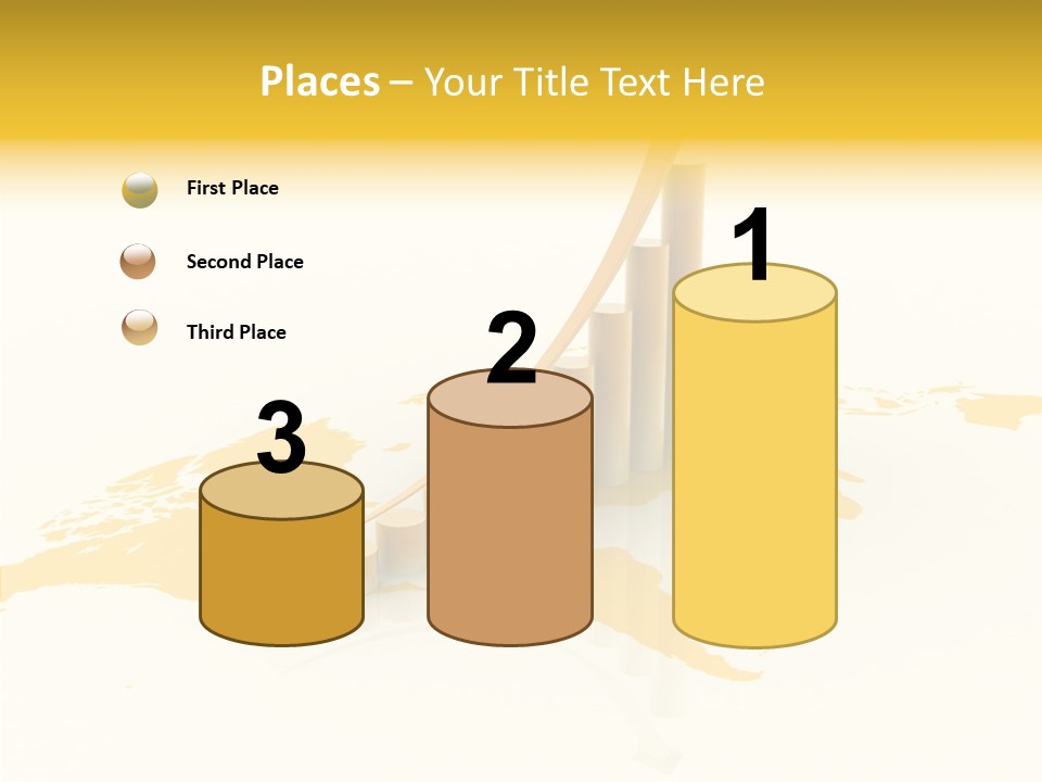 Report Blue Bar PowerPoint Template