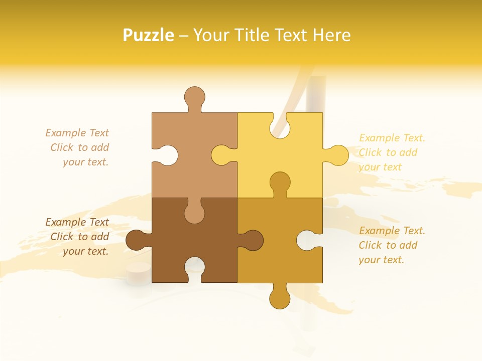 Report Blue Bar PowerPoint Template