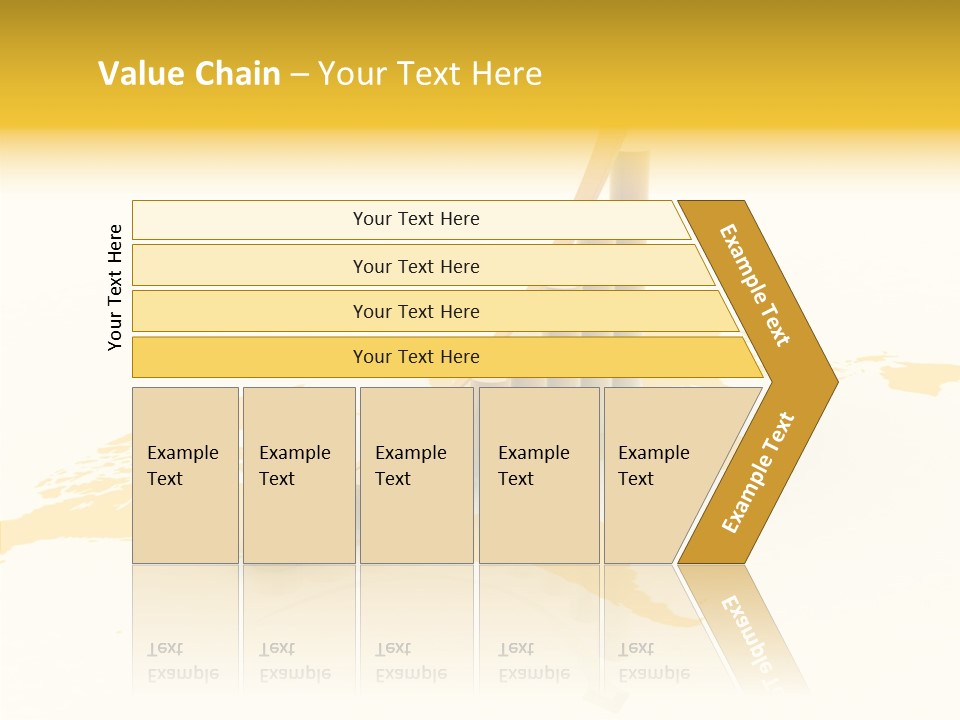 Report Blue Bar PowerPoint Template