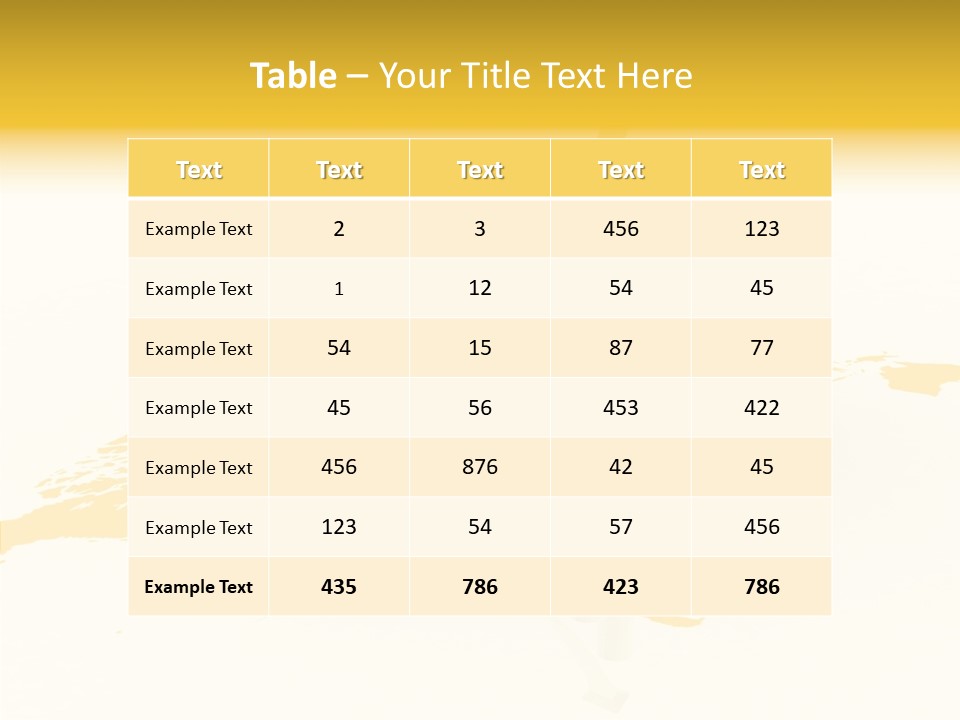 Report Blue Bar PowerPoint Template