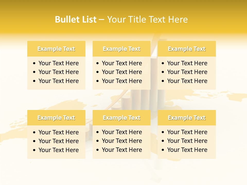 Report Blue Bar PowerPoint Template