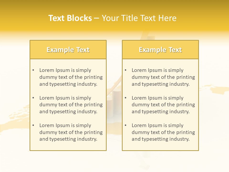 Report Blue Bar PowerPoint Template