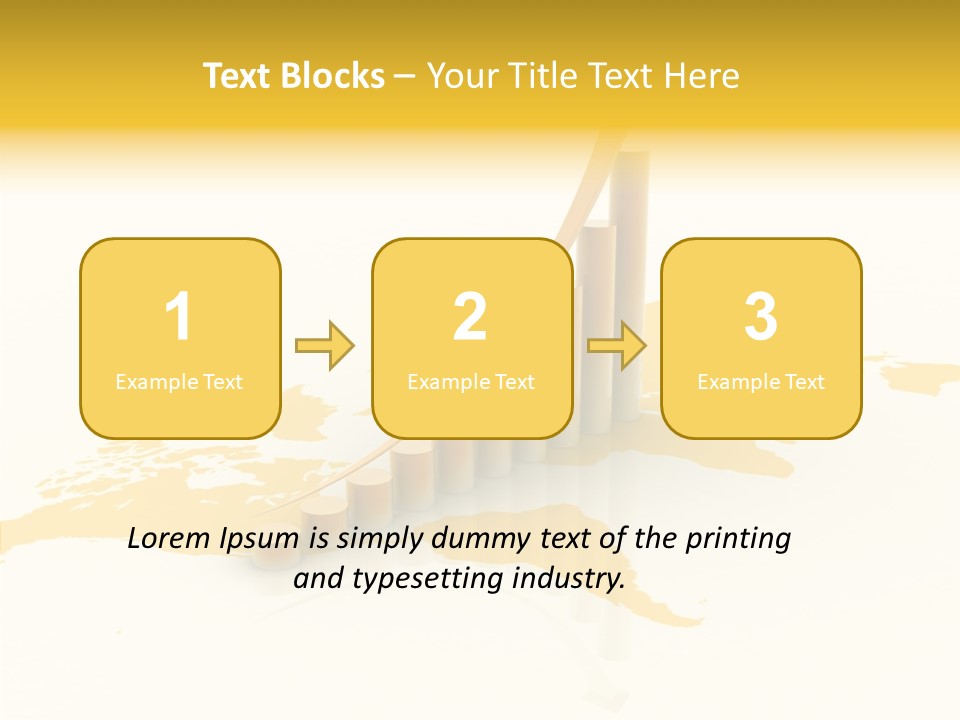 Report Blue Bar PowerPoint Template