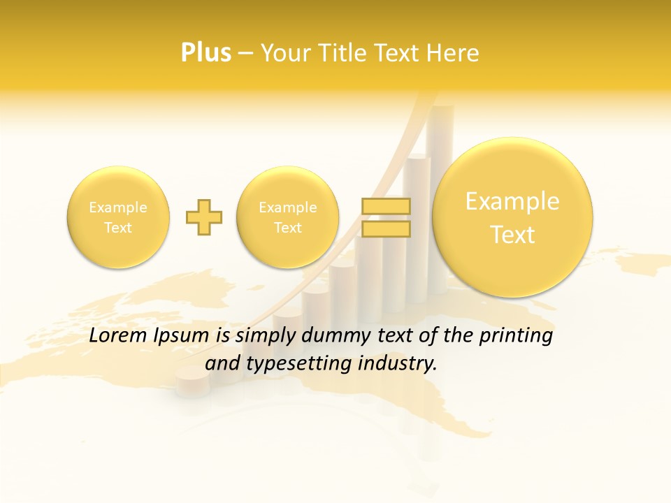 Report Blue Bar PowerPoint Template
