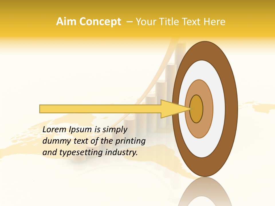 Report Blue Bar PowerPoint Template