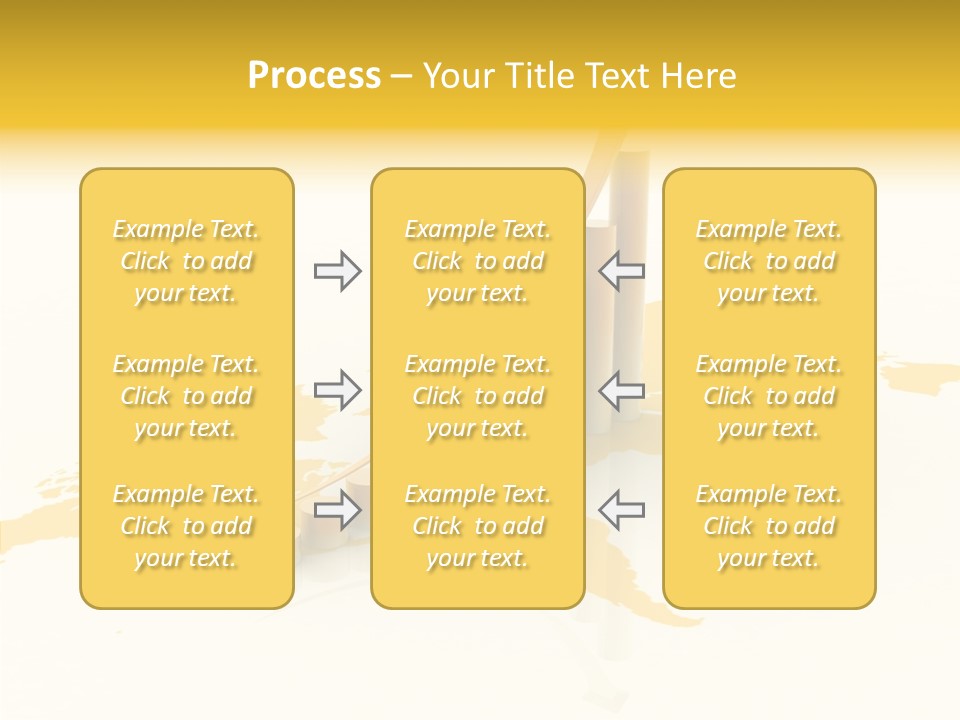 Report Blue Bar PowerPoint Template