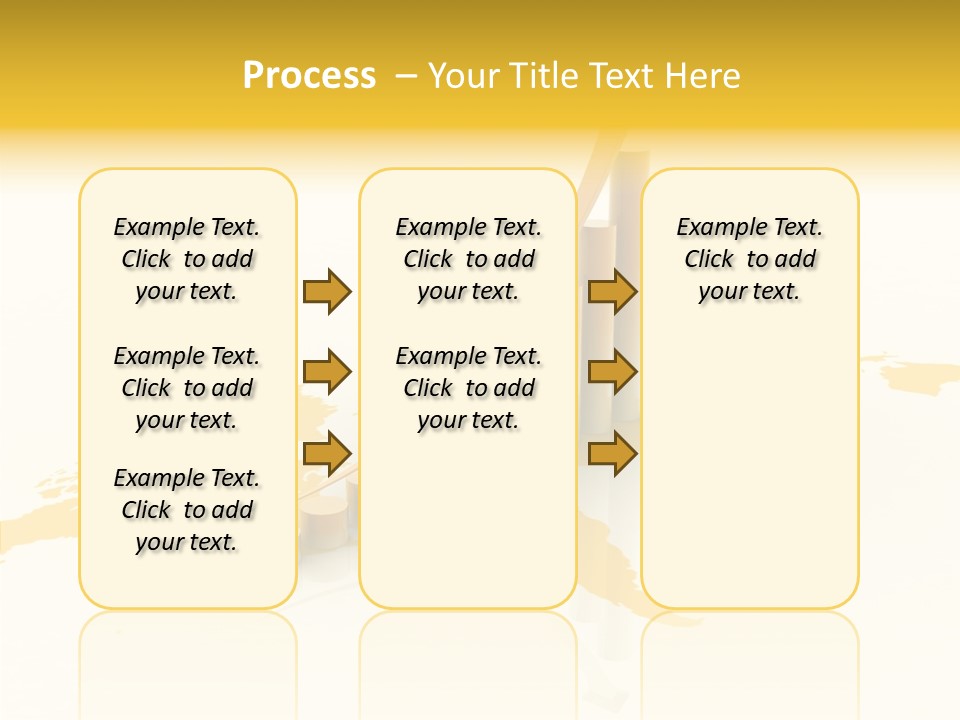 Report Blue Bar PowerPoint Template