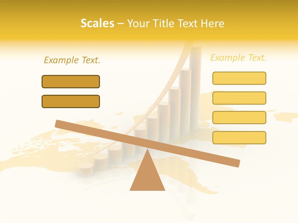 Report Blue Bar PowerPoint Template