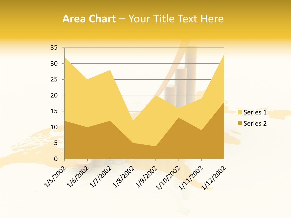 Report Blue Bar PowerPoint Template