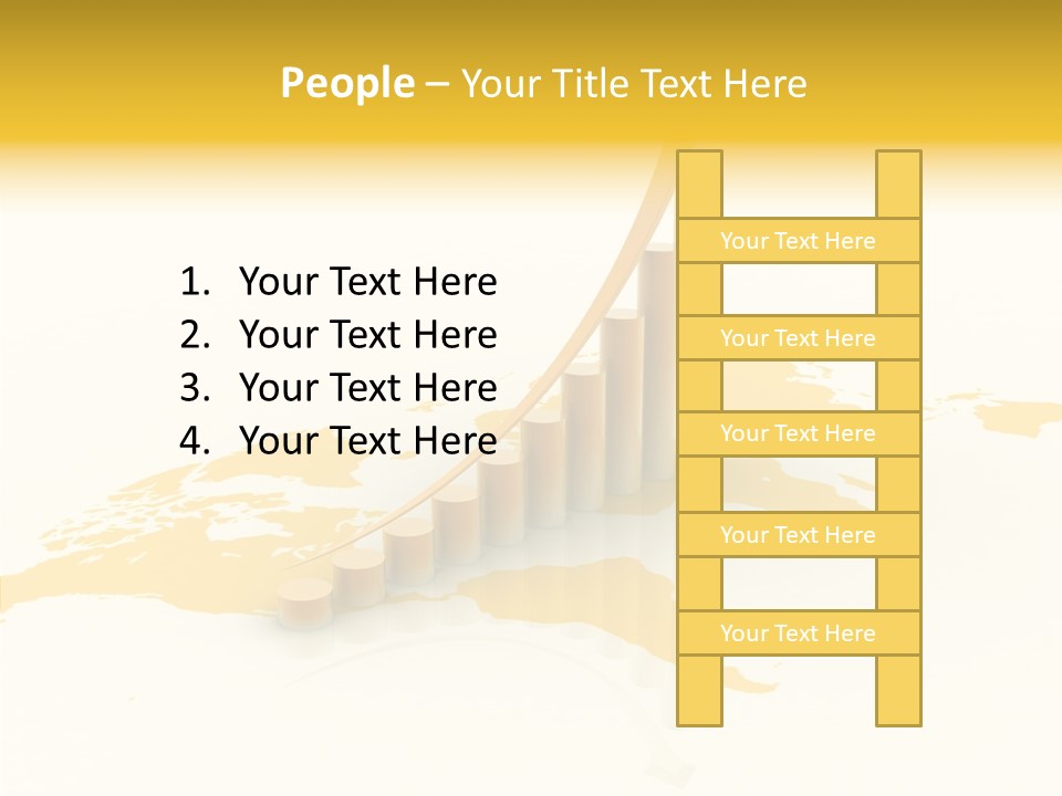 Report Blue Bar PowerPoint Template