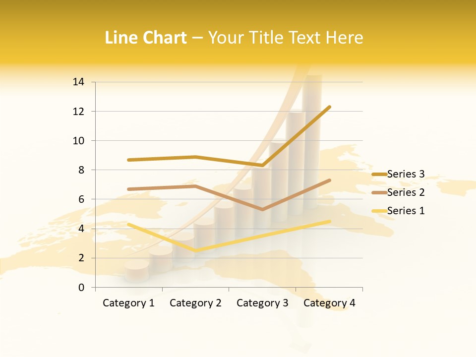 Report Blue Bar PowerPoint Template