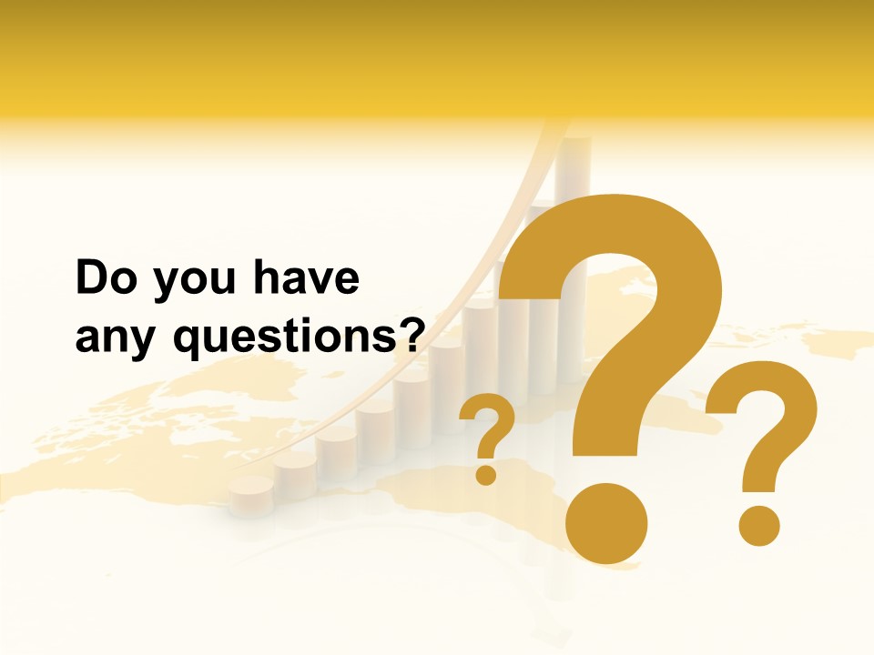 Report Blue Bar PowerPoint Template