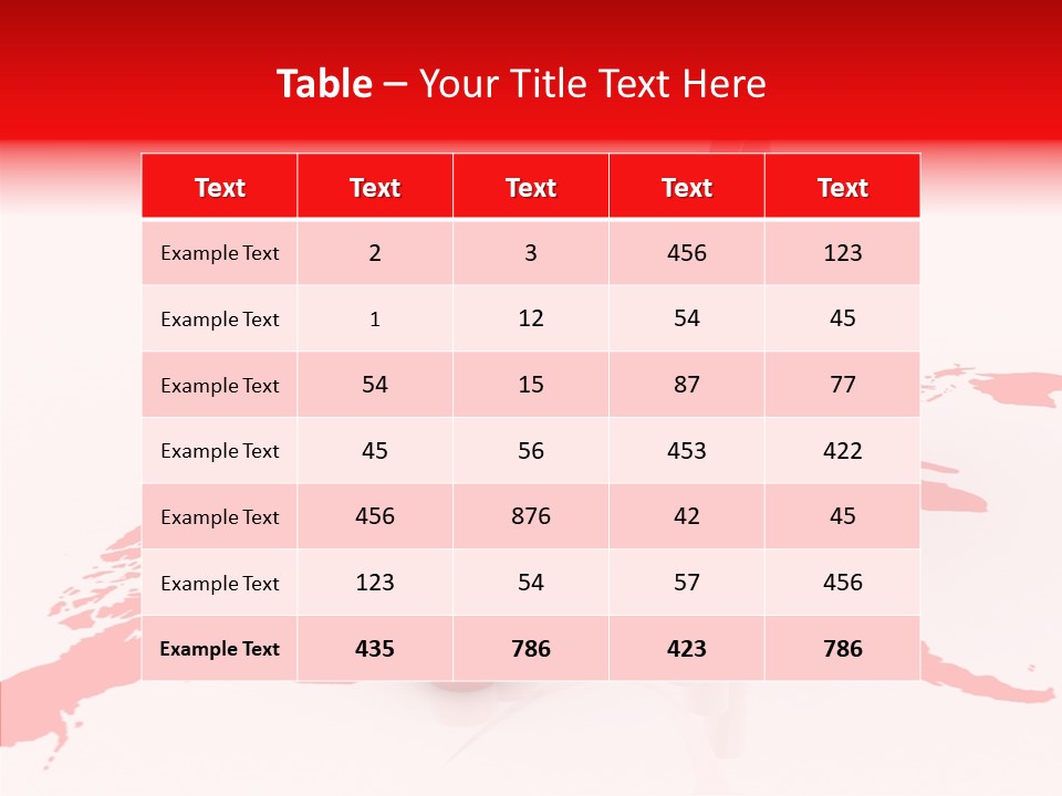 Improvement Shares Report PowerPoint Template