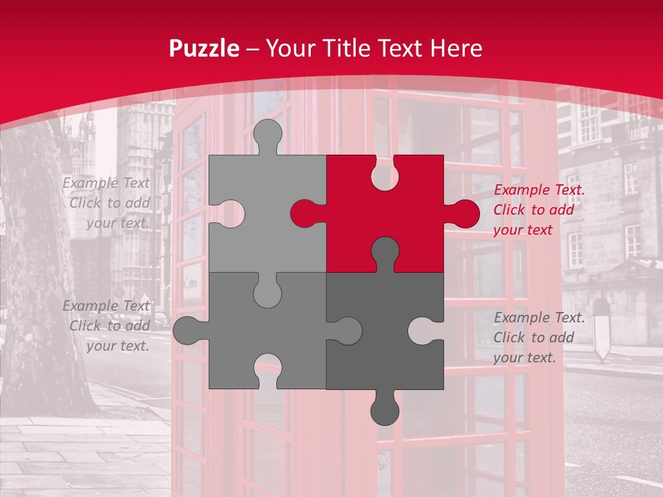 Telephone English White PowerPoint Template