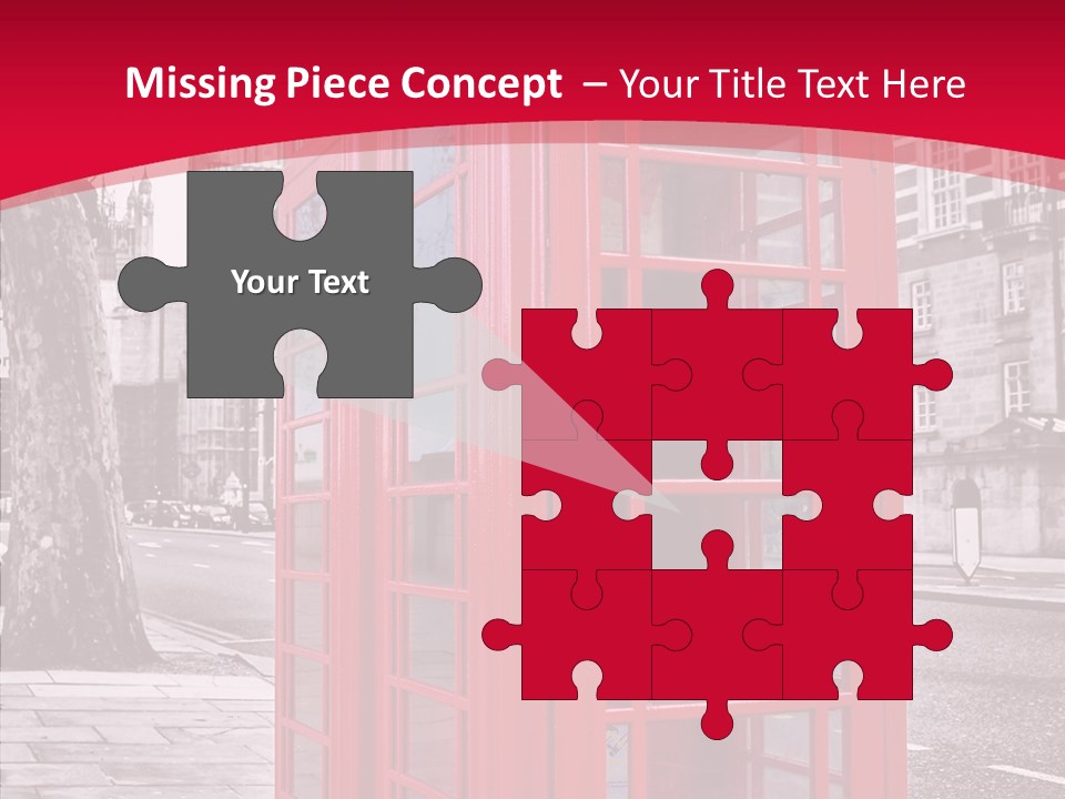 Telephone English White PowerPoint Template