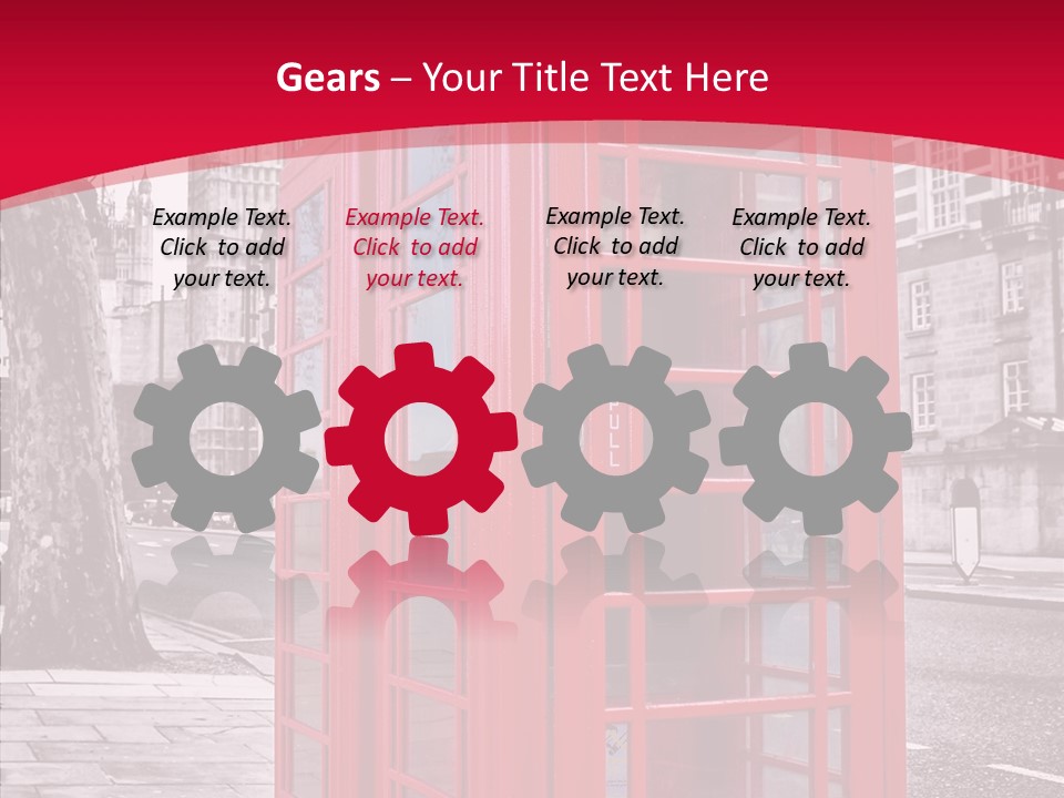Telephone English White PowerPoint Template
