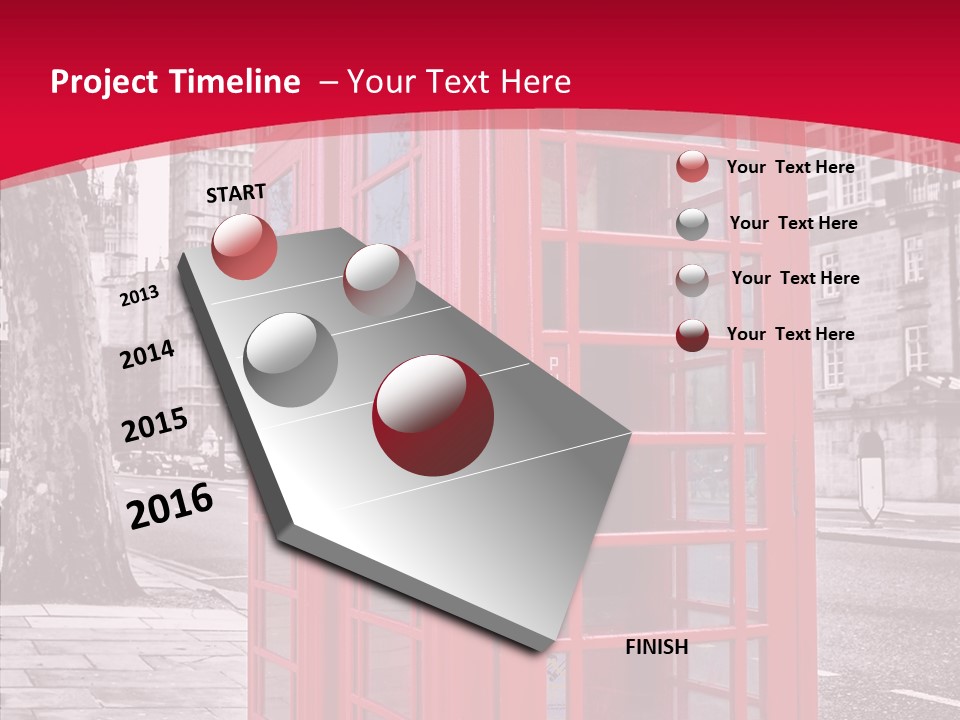 Telephone English White PowerPoint Template