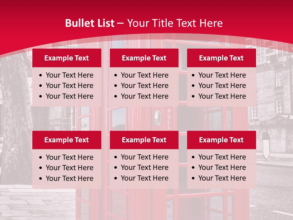 Telephone English White PowerPoint Template