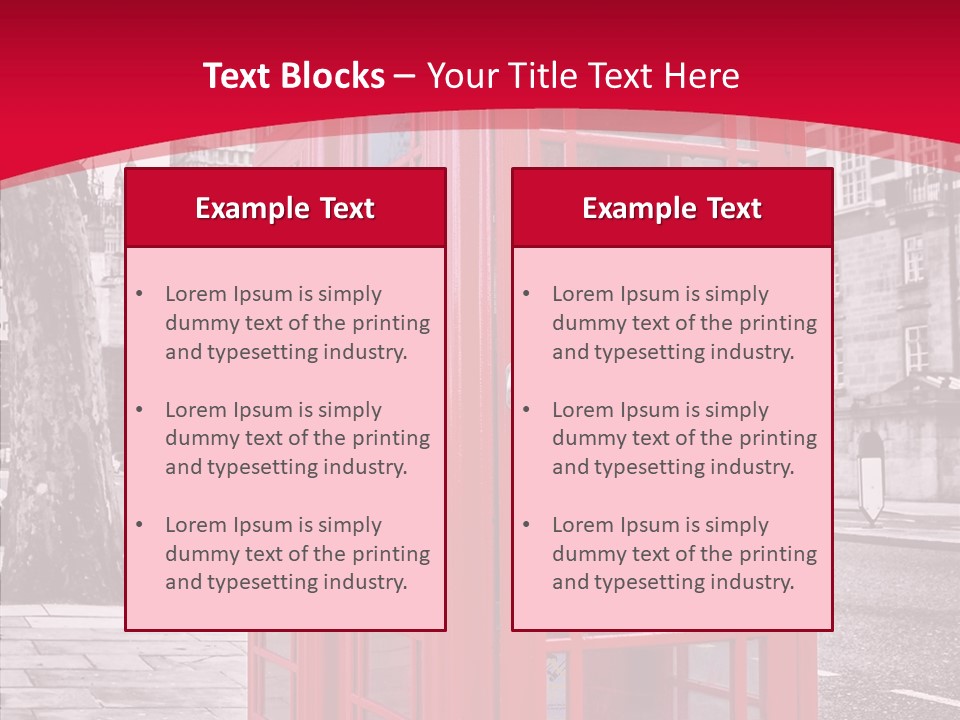 Telephone English White PowerPoint Template