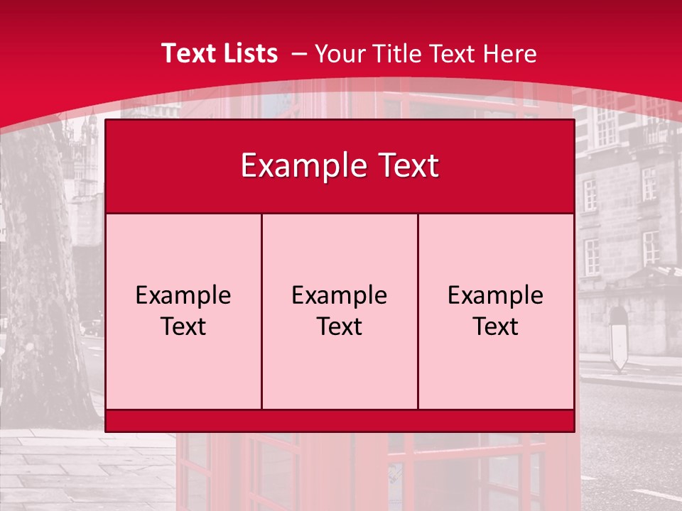 Telephone English White PowerPoint Template
