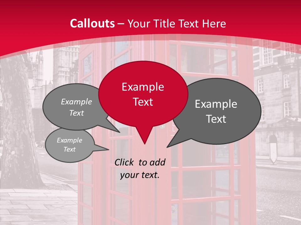 Telephone English White PowerPoint Template