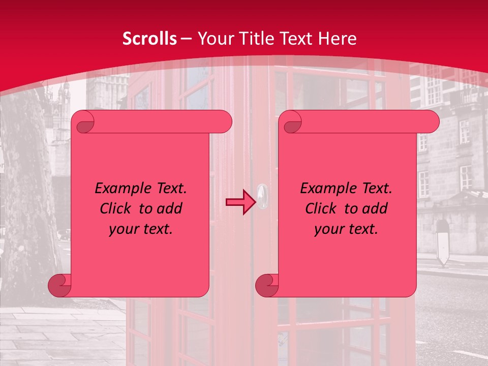 Telephone English White PowerPoint Template