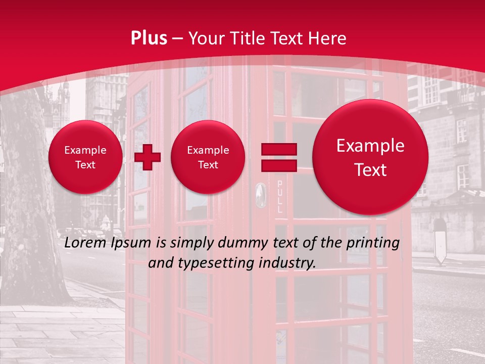 Telephone English White PowerPoint Template