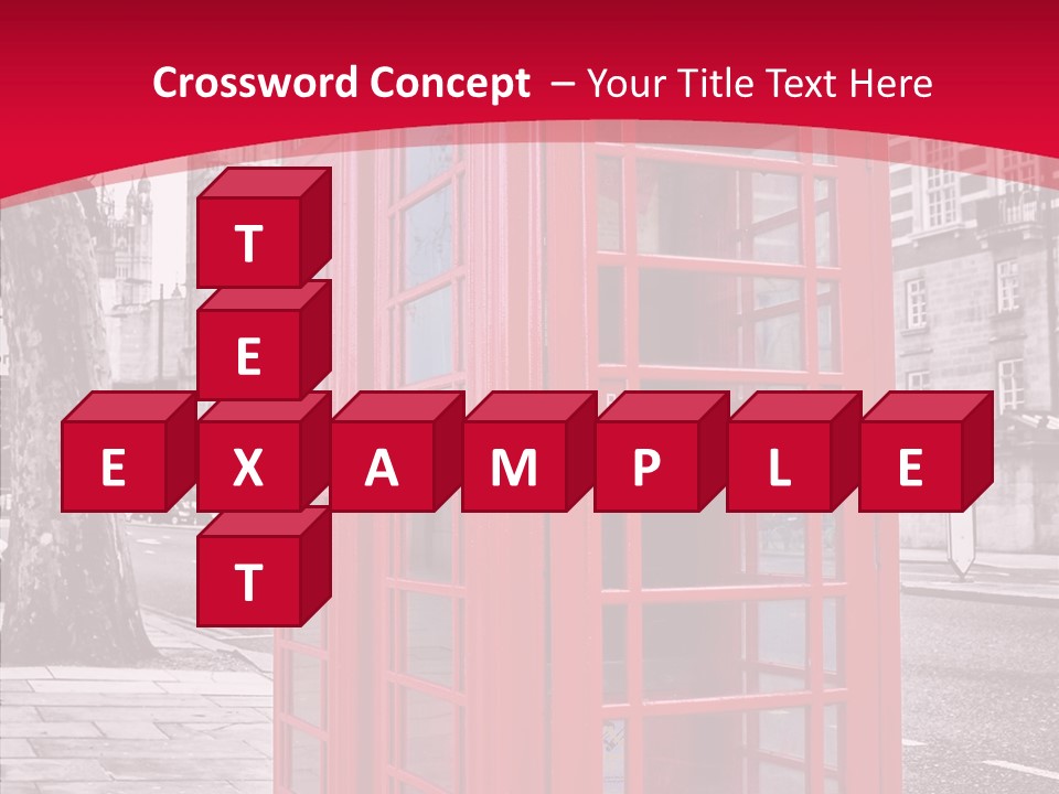 Telephone English White PowerPoint Template