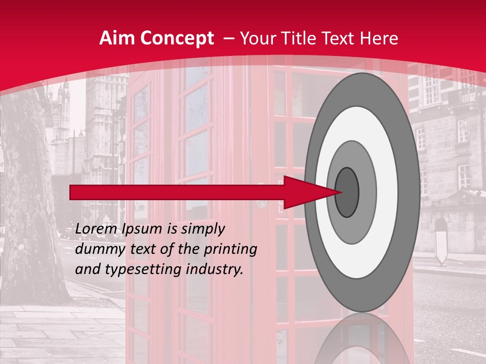 Telephone English White PowerPoint Template