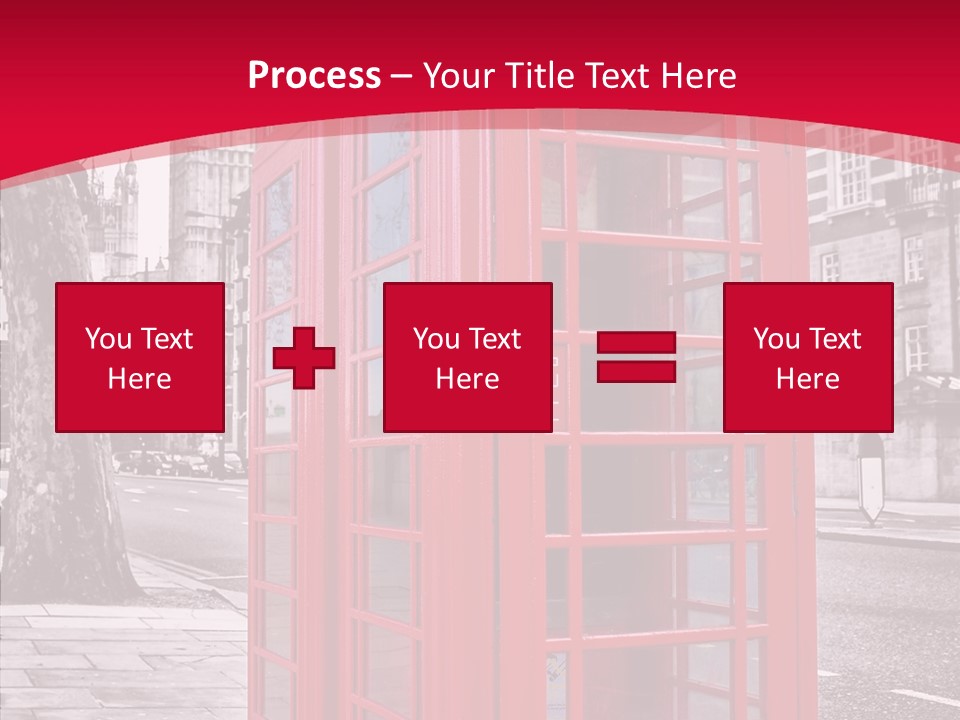 Telephone English White PowerPoint Template