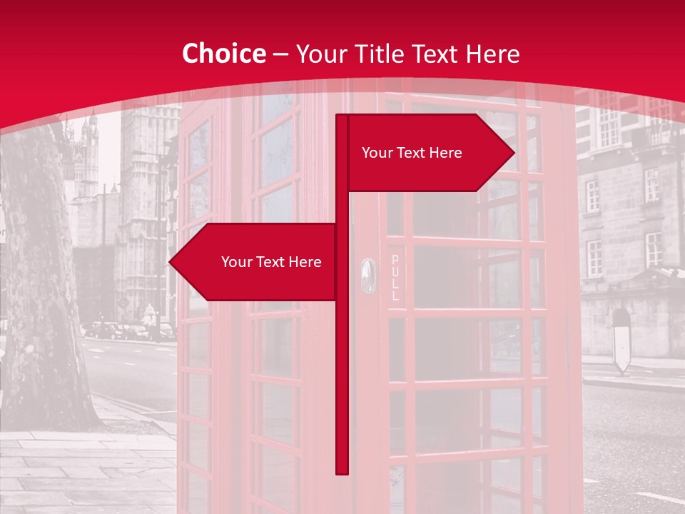 Telephone English White PowerPoint Template
