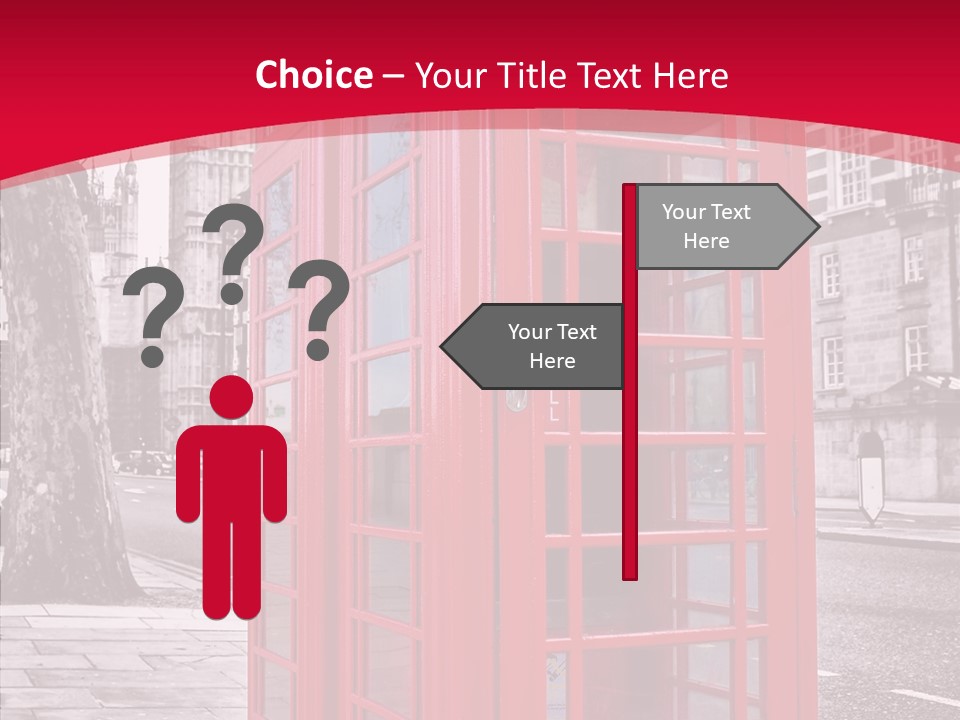 Telephone English White PowerPoint Template