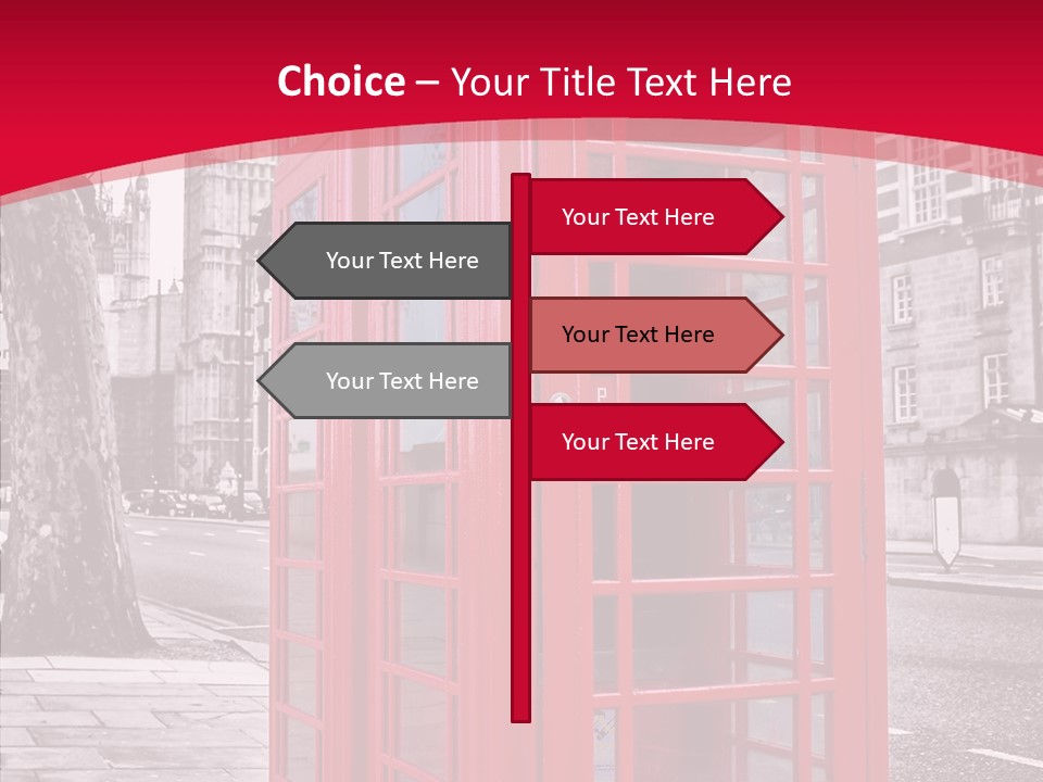Telephone English White PowerPoint Template