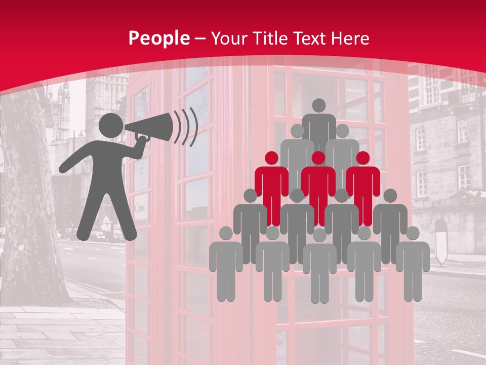 Telephone English White PowerPoint Template