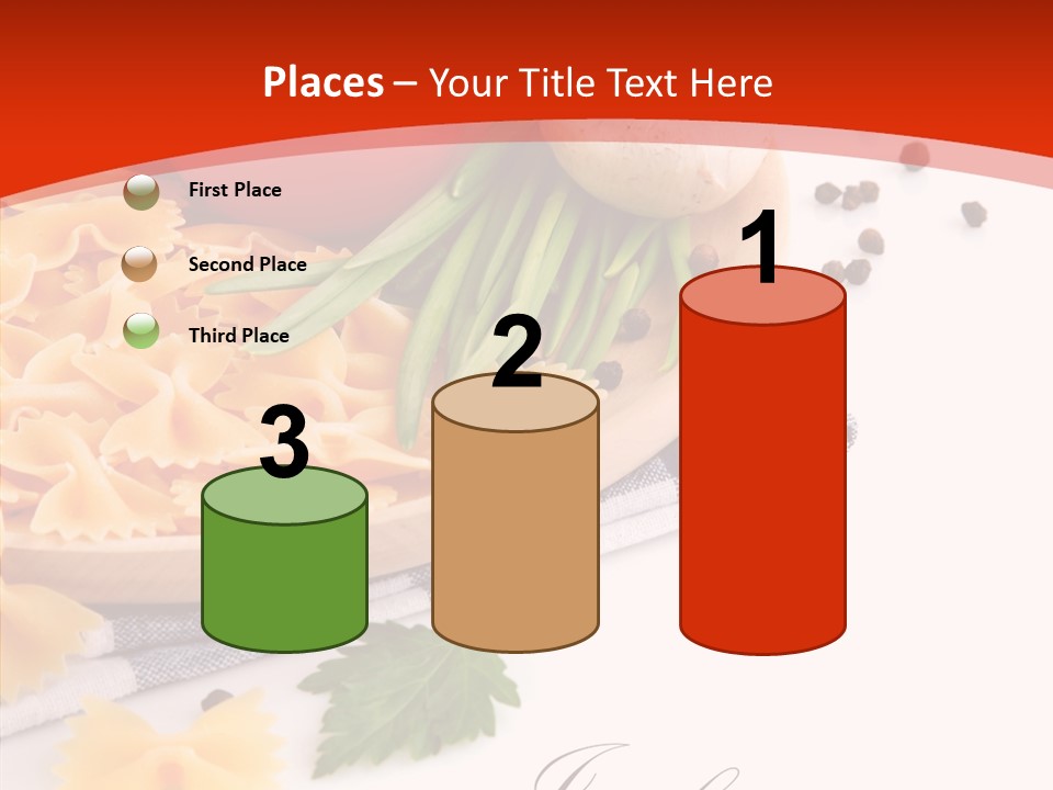 Green Meal Pasta PowerPoint Template