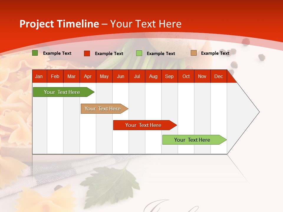 Green Meal Pasta PowerPoint Template