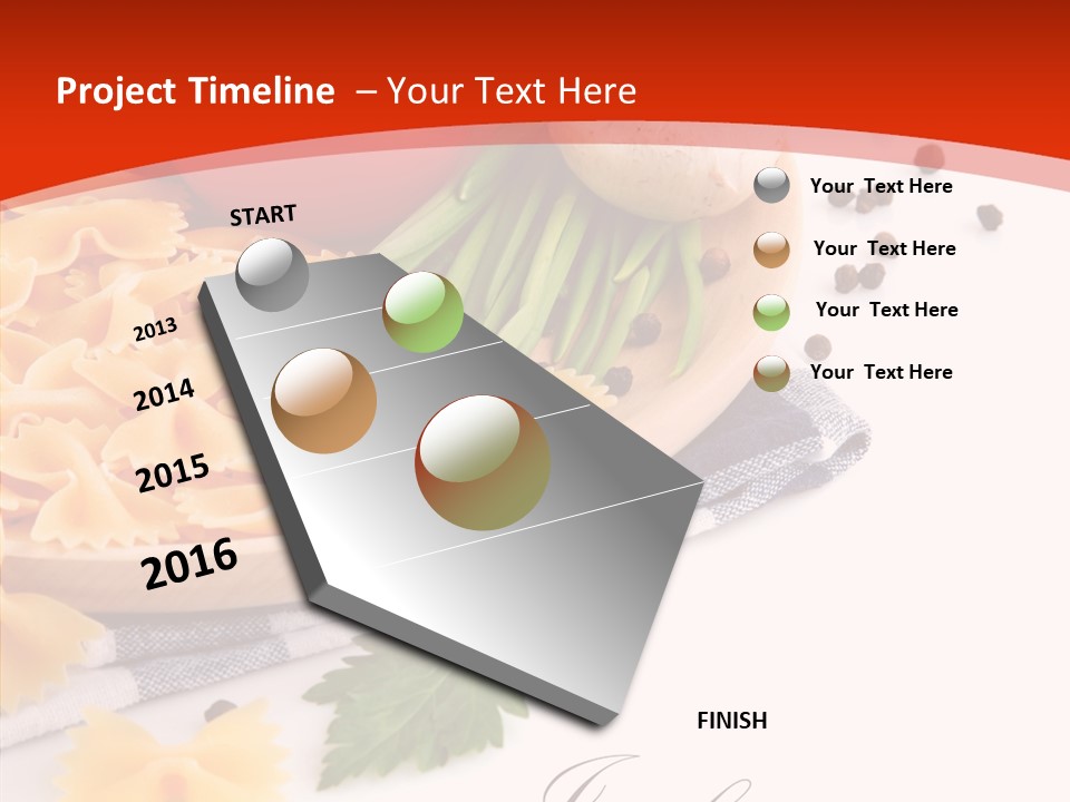 Green Meal Pasta PowerPoint Template